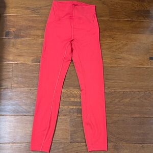 Red Lululemon Leggings
